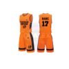 Personalized Basketball Uniform Kit – Printed Jersey & Shorts for Teams Qualex Pro Basketball Uniform Orange 100x100