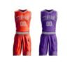 Team Basketball Uniforms – Custom Jersey and Shorts Set with Quick-Dry Fabric Qualex Pro Basketball Uniform Parpal Red 100x100