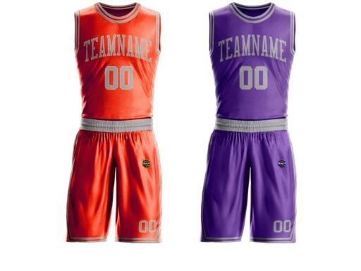 Team Basketball Uniforms – Custom Jersey and Shorts Set with Quick-Dry Fabric
