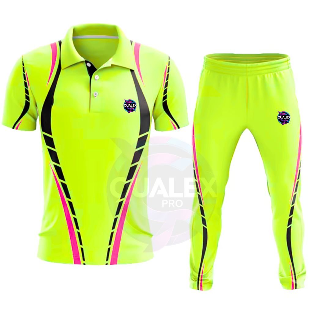 Home Qualex Pro Cricket Uniform Colure Green