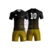 "Premium Custom Tennis/Badminton Uniforms – Breathable Fabric with Personalized Designs for European Teams" Qualex Pro Tennis Ball Uniform Yellow Black 100x100
