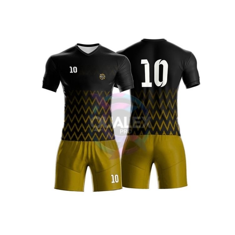 Qualex pro Tennis Ball Uniform yellow black "Premium Custom Tennis/Badminton Uniforms – Breathable Fabric with Personalized Designs for European Teams"
