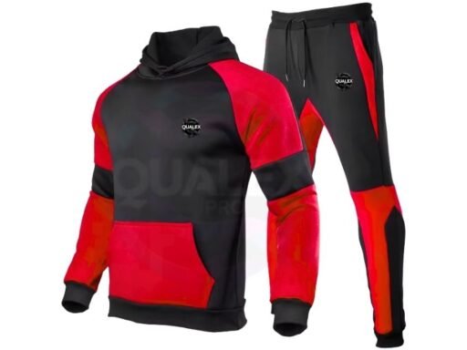 wholesale men’s tracksuits – new autumn/winter color stitching hoodie and trousers set