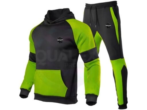 wholesale men’s tracksuits – new autumn/winter color stitching hoodie and trousers set