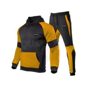 wholesale men’s tracksuits – new autumn/winter color stitching hoodie and trousers set