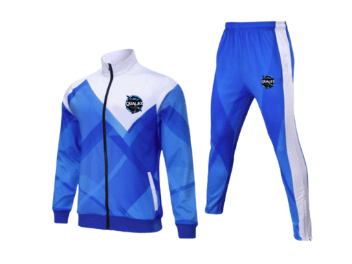 custom retro soccer tracksuit | breathable long sleeve football training jacket & pants set