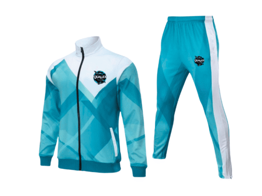 custom retro soccer tracksuit | breathable long sleeve football training jacket & pants set