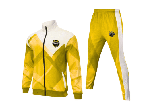 custom retro soccer tracksuit | breathable long sleeve football training jacket & pants set